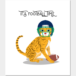 It's football time Posters and Art
